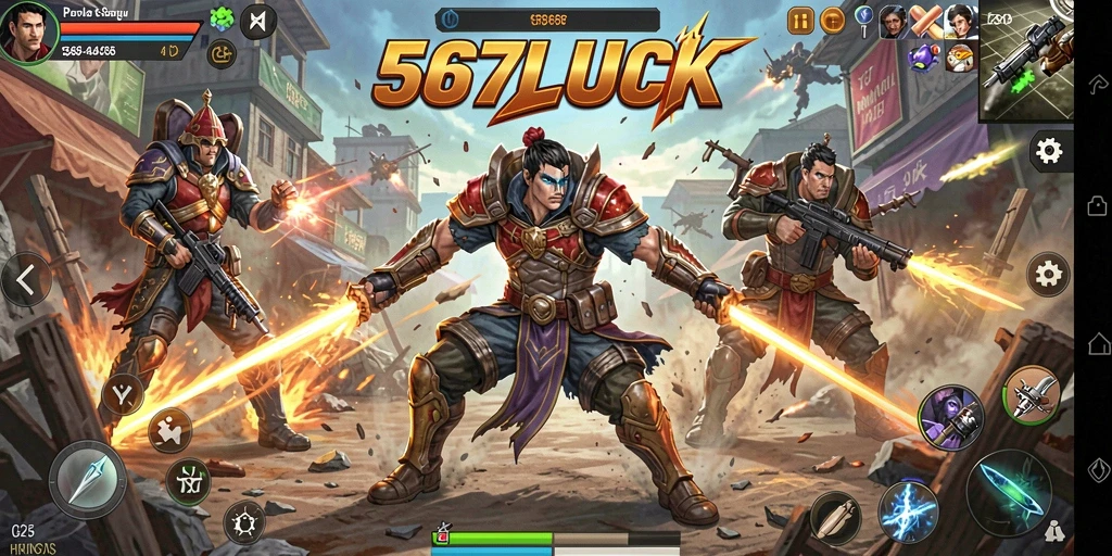 Tampilan menarik dari gameplay seru dalam 567LUCK.