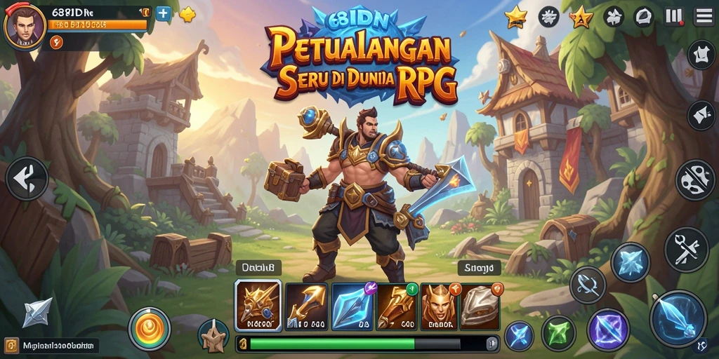 Menampilkan gameplay RPG yang epik dan grafis menawan.