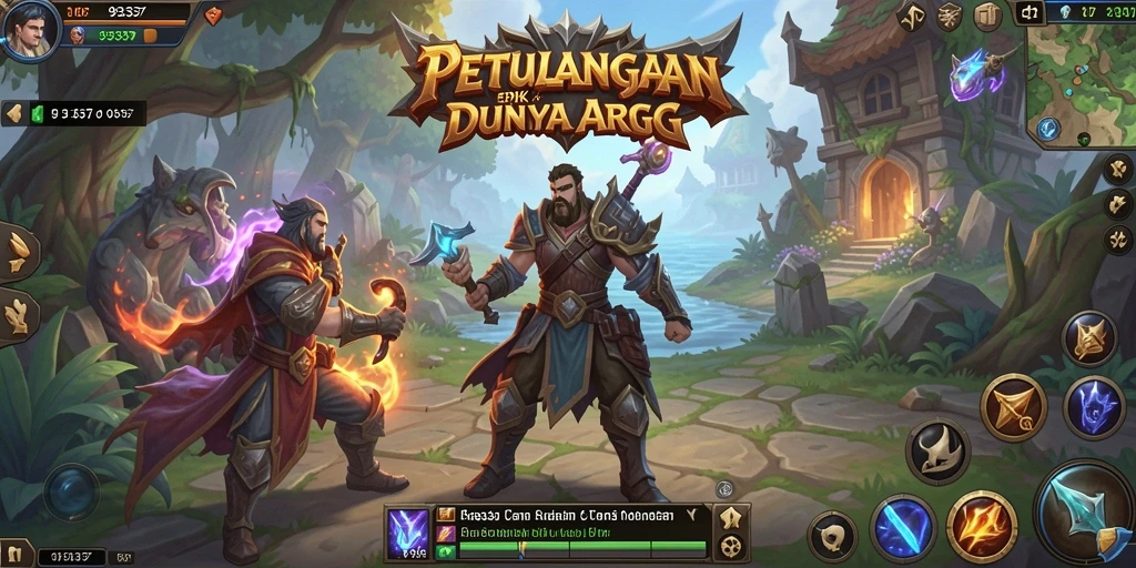 Tampilan memukau dari gameplay ARPG yang mendebarkan.