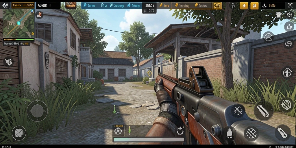Gameplay <strong>AJR88</strong> yang intens dan seru dalam mode TPS.