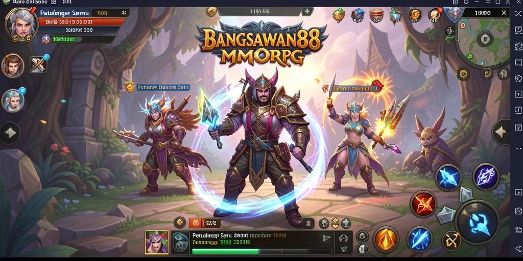 Tampilan gameplay seru di BANGSAWAN88 dengan aksi menarik.