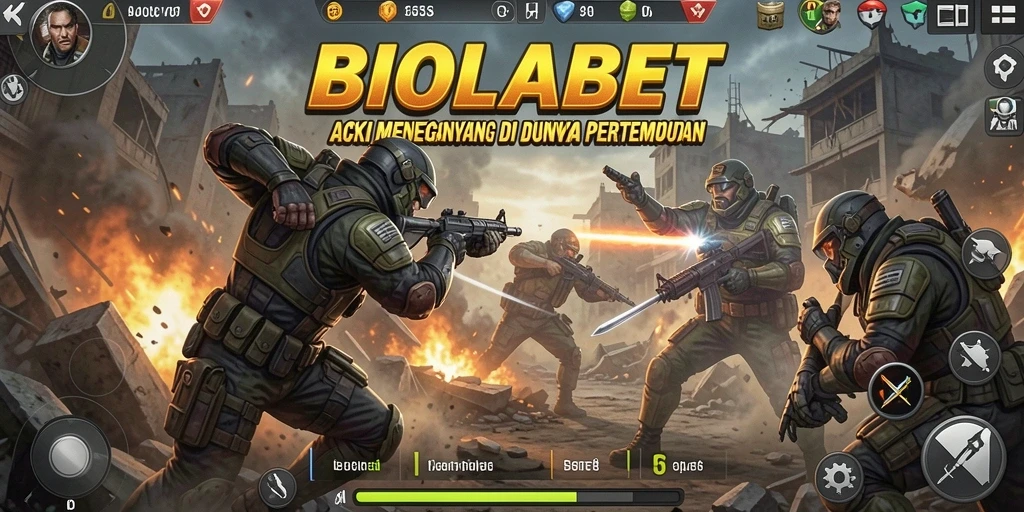 Tampilan seru gameplay BIOLABET dengan aksi menegangkan.