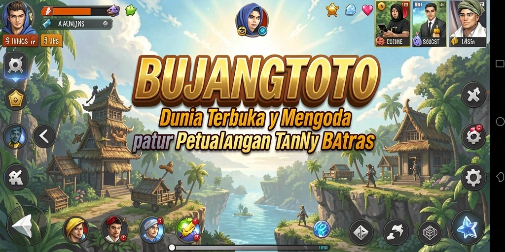 Tampilan gameplay menakjubkan dengan detail dunia terbuka.