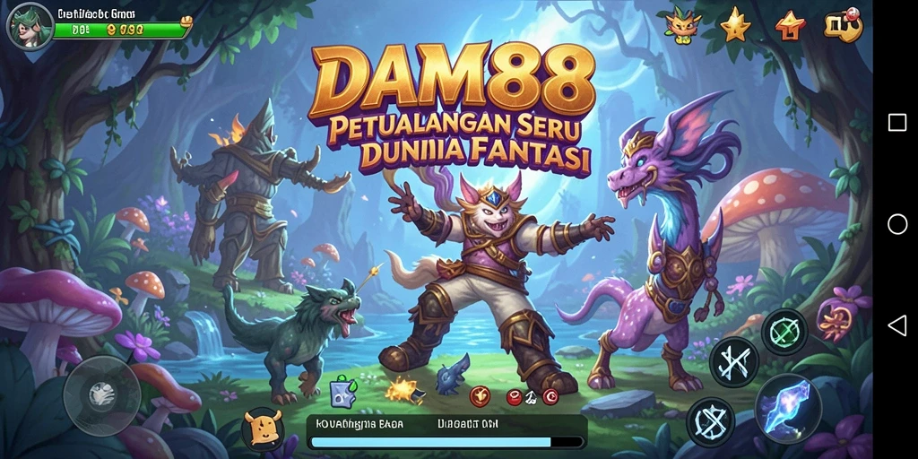 Screenshot gameplay <strong>DAM88</strong> menampilkan petualangan seru dan interaksi dengan karakter.