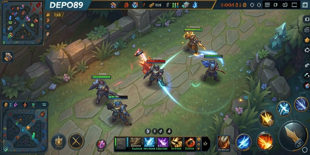 Tampilan gameplay seru dan menegangkan di DEPO89.