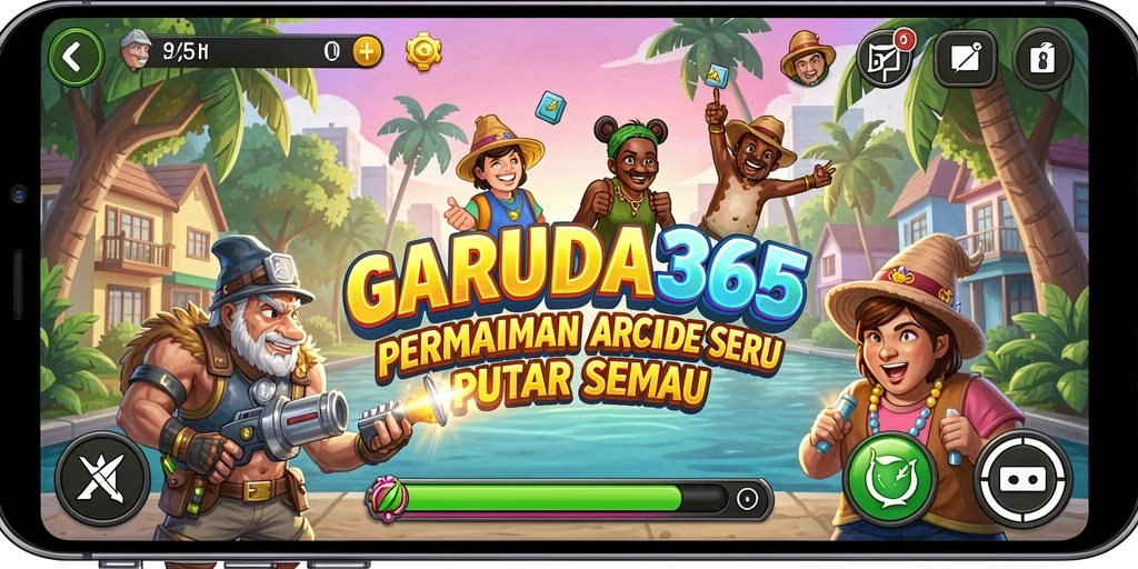 Tampilan seru dari gameplay GARUDA365 yang menguji keterampilan pemain.