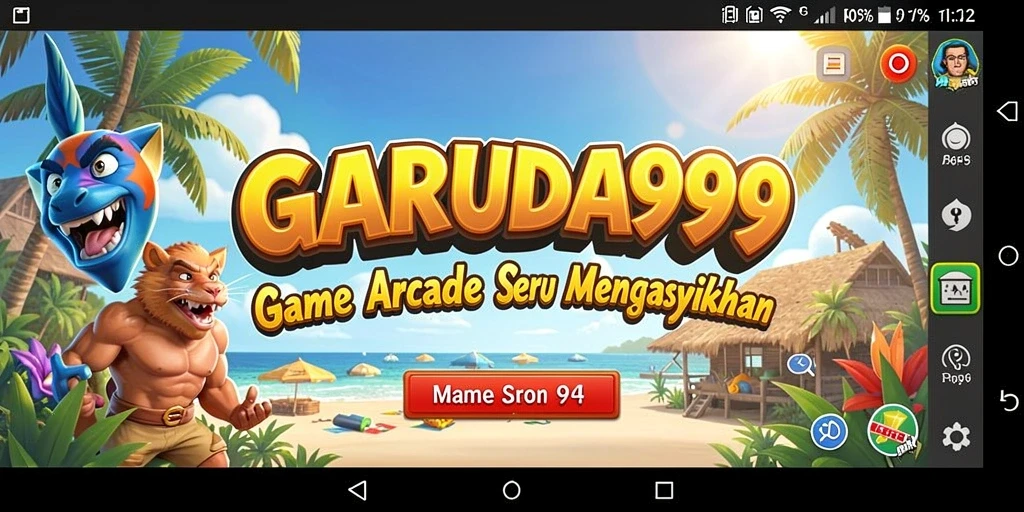 Tampilan gameplay seru GARUDA999 dengan tantangan menarik.