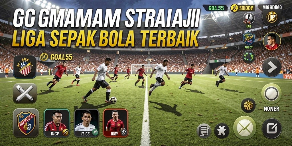 Tampilan seru gameplay penuh aksi dari GOAL55.