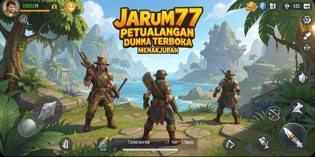 Gameplay seru di dunia terbuka JARUM77 dengan grafik menakjubkan.