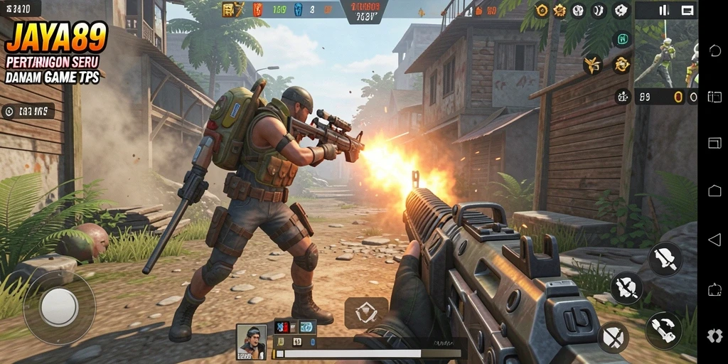 Gameplay seru dengan pertarungan intens dalam JAYA89.