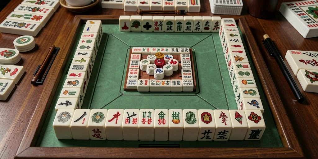 Tampilan screenshot utama KEKAR4D dengan gameplay Mahjong yang seru dan menawan.