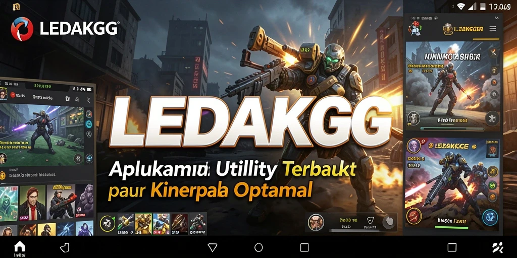 Tampilan antarmuka LEDAKGG yang intuitif dan mudah digunakan.