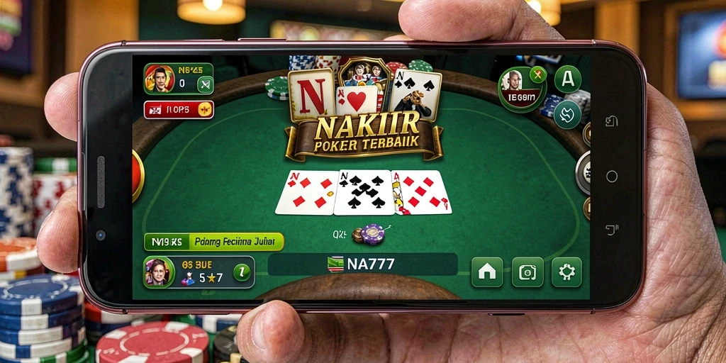 Tampilan menarik dari gameplay Poker di NA777 yang menyenangkan.