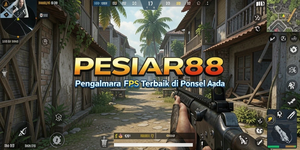 Tampilan gameplay <strong>PESIAR88</strong> yang mendebarkan dalam pertempuran FPS.